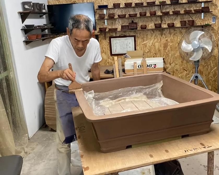常滑焼き 盆栽鉢製造 角山陶苑 TOKONAME BONSAI POTS